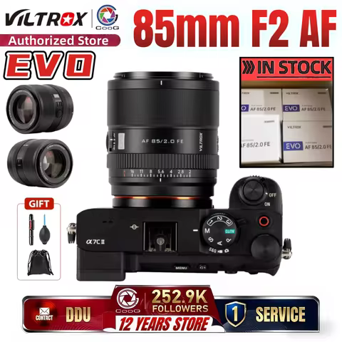 Viltrox AF 85mm F2 EVO Full Frame Lens Autofocus for Sony E Mount A6700 A7C2 A7CR A7M4 ZV-E1 Portrai
