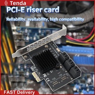 Desktop PCIe Adapter Card PCI Express 1X to SATA3.0 6 Port Riser PCI-E X1/X4/X8/X16 PCI-E Card