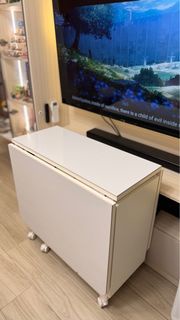 (岩板)折疊餐桌 吃飯桌椅（櫃門可折）