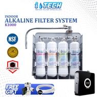 I-TECH Energy Water System K1000 with Faucet + 4 Stages Alkaline Filter Set (Halal Certified)