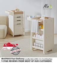 In stock -4 in 1 Baby Toddles Changing Table Cabinet Diaper Storage Cloths Cabinet Space Saver Diaper Changing Station Storage multiple functions storage