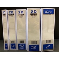 ASSORTED SIZE A4 2D RING FILE