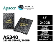 SSD 240GB Apacer AS340 3 YEARS WARRANTY