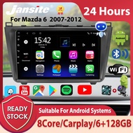 Jansite Mazda Multimedia Player 2DIN Android Car Host Radio Audio GPS for Mazda 6 Sharp Wing 2007-2012 Navigation 2D DVD Carplay