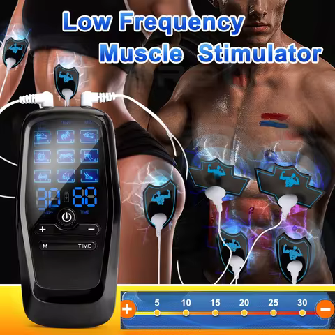 TENS Muscle Stimulator Eletric EMS Muscle Massagers Neck Back Acupuncture Tens Digital Therapy Muscl