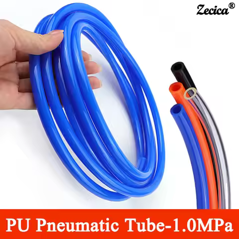 1- 10m PU Pneumatic Hose ODxID 6x4/8x5/10x6.5/12x8/14x10/16x12/x18x14/20x16mm Polyurethane Tubing Ai