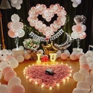 Surprise Cat Scene Decoration Balloon Romantic Confession Decoration Bedroom Proposal Confession 520