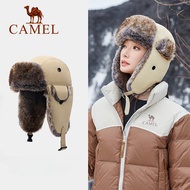 CAMEL plus velvet warm hat men and women windproof cold-proof cycling earmuffs cotton hat