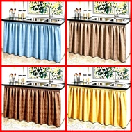 elegant Enchantress kitchen sink curtain. non ring suksukan 32 inches by 58 inches