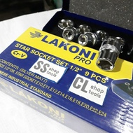 MATA Star SOCKET WRENCH SET 9pcs 6-sided star socket socket 1/2" E10 E11 E12 E14 E16 E18 E20 E22 E24