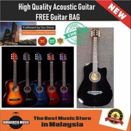 High Quality Acoustic Guitar 38Inch (FREE GUITAR BAG)