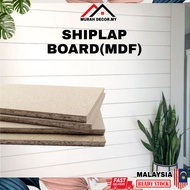 MURAH SHIPLAP Board MDF 3MM DIY Shiplap Board Papan Shiplap MDF Slat Wall Brick Board Panel