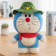 Genuine Japanese Bear - Doremon Doraemon teddy bear wearing army hat and red scarf 50cm (Brand)