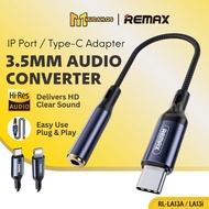 REMAX Type C To Audio Jack Adapter Headphone Splitter MDRLLA13A / MDRLLA13I 3.5 Mm Gaming Converter 