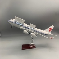 47CM Airplane Model B747 National Airlines Flip Air Resin Airplane Model
