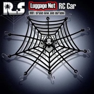 Silicone Car Roof Flexible Spider Web Style Baggage Net for 1/10 D90 SCX10 TRX-4 TRX4 RC Car Replace