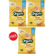 [BUY 2 FREE 1] Organix Banana Rice Cake Clouds 40g (7M+)
