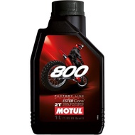 MOTUL 800 2T Road Racing & Off Road 1L Factory Line 100% Synthetic Engine Oil Motor Motorcycle Motor