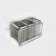 無痕貼片壁掛式筷子籃　萬用籃　牙刷架　廚房收納瀝水架　低低低