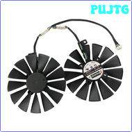 PUJTG 2 Teile/satz GPU Kühler,T129215SM FDC10M12S9-C,สำหรับ ASUS DUAL-RX580-8G,Für ASUS ROG STRIX-RX470-O4G-GAMING,Für ASUS ROG-STRIX-RX570-O4G-GAMING GSAER