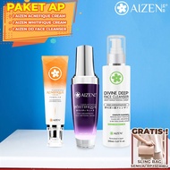 Ap Package - 1 Aizen Acne Cream + 1 Aizen Whitifique Cream + 1 Aizen Divine Deep Face Cleanser