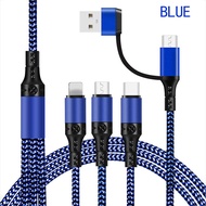 ECILY 5 trong 1 loại Cáp USB C cáp cho Samsung Xiaomi 9 4 trong 1 cáp cho i-Phone 14 13 12 11 Pro Ma