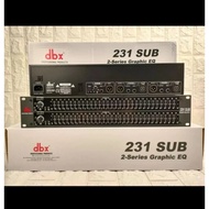 DBX 231 SUB Equalizer 231 Plus Subwoofer 231+ New Equalizer DBX