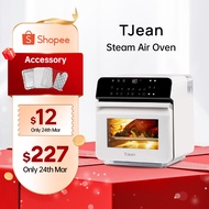 TJean 1550W Multifunctional Smart Household Visual Steam Oven Appointment Timing Heating Food 10.5L