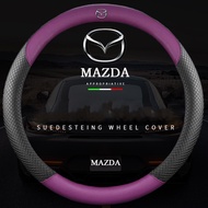 Mazda พวงมาลัยฝาครอบ Atez Angkesaila Mazda2 3 6 CX5 CX4 CX7 CX30 RX8อุปกรณ์เสริมฝาครอบจับ