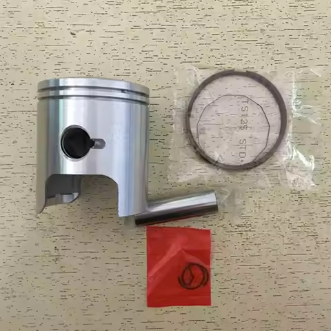 Motorcycle Engine Parts STD +25 Bore Size 56mm 56.25mm Pin 14mm Piston Ring Kit For Suzuki TS125 2 S