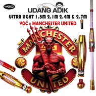 YGC Joran Teleskopik 3/7 Ultra Light 1.8m 2.1m 2.4m 2.7m MANCHESTER UNITED Udang Galah Telescopic Ro