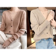 Women's rib knit sweater Cardigan