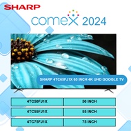 COMEX SPECIAL! SHARP:  50" 4TC50FJ1X / 4TC55FJ1X 55" / 4TC65FJ1X 65" / 4TC75FJ1X 75" 4K UHD GOOGLE T