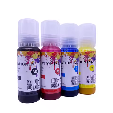 T544 544 Sublimation Ink 4 Color Bottle Refill Kit Fit For Epson EcoTank L3150 L3110 L3100 L3210 L32