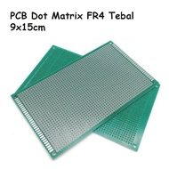 HIJAU PCB Dot Matrix Green 9x15cm FR4 Thick Fiber Green Hole