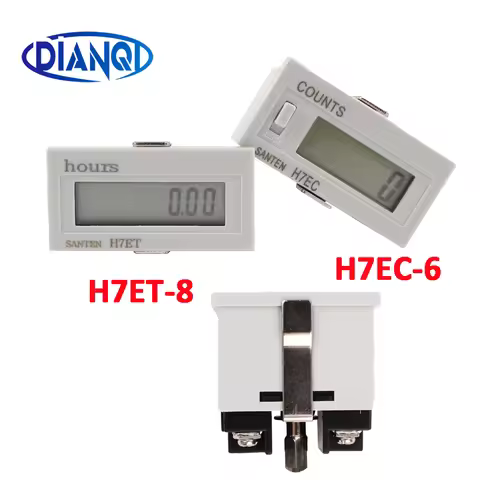 1PCS Electronic Counter with Digital Display H7EC-BLM H7ET-BVLM H7ET-BM H7EC-N Drilling Rig On and O