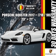 PORSCHE BOXSTER WIPER 718 982 2017 - PRESENT MADE IN BELGIUM 23"+21"  Front Wiper Blade SHENZO