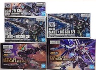 HGTB MGSD GM Tunderbolt ver + Zaku II + Big Gun Set + Barbatos + Gundam
