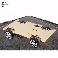 chulisia Mini Electric Car DIY Assemble Kit Physics Experiment School Teaching Aids