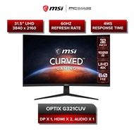MSI OPTIX G321CUV 4MS 60HZ UHD 4K 32" CURVE VA GAMING MONITOR