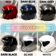 XDOT Helmet G618 Helmet Modern Design X-Dot G618N Helmet Free Size (59-61cm) (Ada SIRIM) LIKE INDEX 