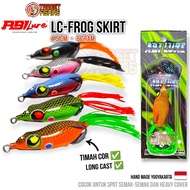 Soft Frog Skirt LC-FROG Tin Cast 4.5cm 6gr by ABI LURE - SF Mini Cork Casting Bait