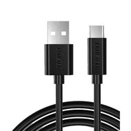 CHOETECH PVC DATA CABLE (สายชาร์จ USB-A TO USB-C | 15W | 1M) - BLACK