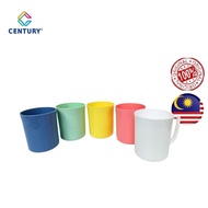 Century Plastic Mug DC3 New Colour With Handle / Century Plastik Mug Colour Baru Dengan Pemegang DC3