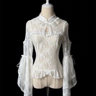 Lolita Butterfly JSK Matching Ji Sleeve Shirt Lolita Inner Match
