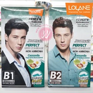 สีย้อมผม Lolane for men color cream 40 g สีย้อมผมผู้ชาย ครีมย้อมผม ครีมเปลี่ยนสีผม โลแลน ฟอร์เมน ครี