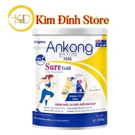 ANKONG SURE GOLD NUTRITIONAL MILK POWDER HELPS STRONG BONE - HEALTHY MUSCLES - FLEXIBLE JOINTS 850G 