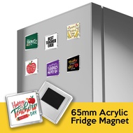 Hari Guru Teacher's Day Square Fridge Magnet 65mm Design (AFM011-AFM025)