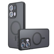 Cho Oppo RENO 13 Pro Trường Hợp Sang Trọng Armor Matte Magsafe mặt sau bằng Nhựa Acrylic Bìa Cho Opp