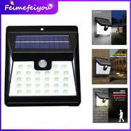 Solar LED outdoor light/ lampu solar, Three Sides Lighting, White light, wall Lamp, Waterproof, glow in the dark, for corridors, gardens, rooftops, courtyard wall, ect, 40 LED, 3 modes, powered by solar 5.5V 0.55W